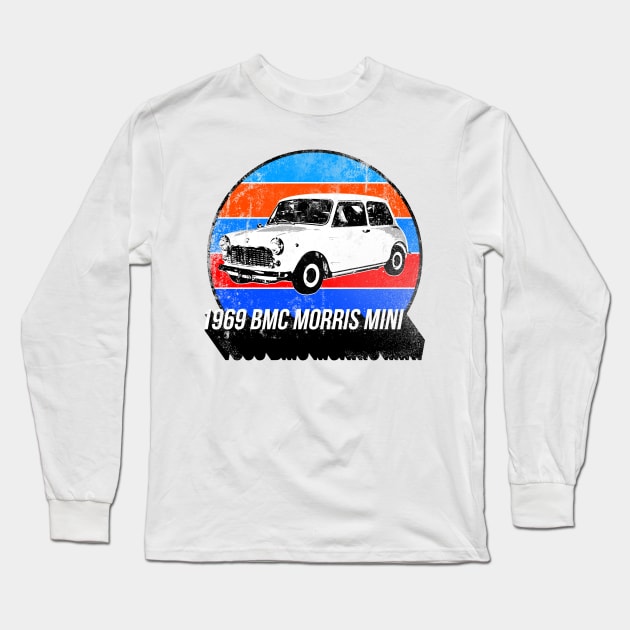 1969 BMC Morris Mini Long Sleeve T-Shirt by Worldengine